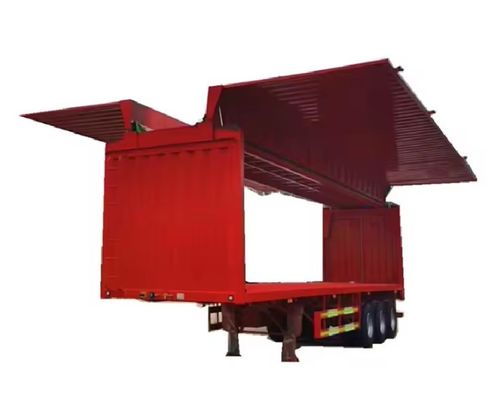Логистика Продовольственное крыло фургон коробка полуприцеп с 90 King Pin 15100mmx2550mmx4000mm
