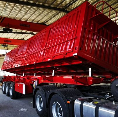 Двухлинейная тормозная система боковой свалки полуприцеп для перевозки каменных угольных шахт
