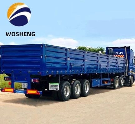 JOST King Pin 3 Axle 50 тонн боковой пластины грузовик полуприцеп с подъемной боковой стеной