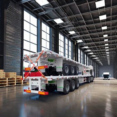 Прямая продажа на заказ плоский полуприцеп 2/3 оси 20FT 40FT контейнер непосредственно