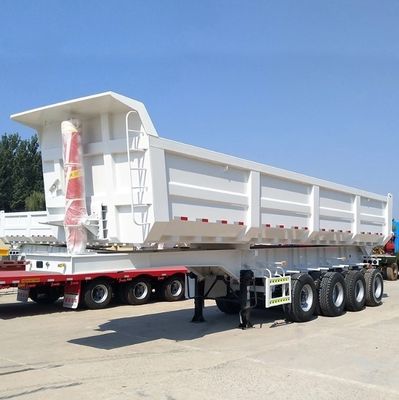 Q345B/T700 Стальной полуприцеп для диверсифицированного наклона заднего наклона