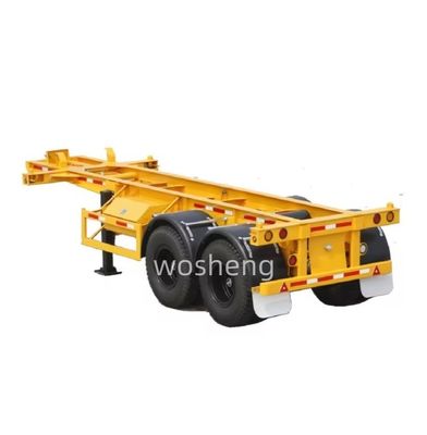 Wosheng Best 2 Axle 20FT 40FT Container Skeleton Semi Trailer для транспортировки контейнеров