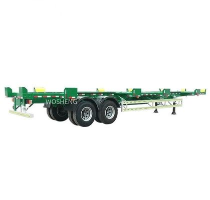 Wosheng 2 Axle 20FT 40FT 45FT полуприцеп Лучший для терминального порта Контейнерный скелет
