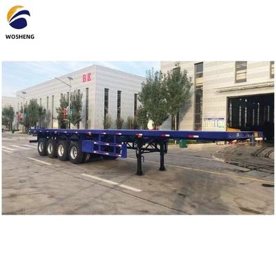 Custom Flatbed Semi Trailer с высокой грузоподъемностью и двойной системой торможения