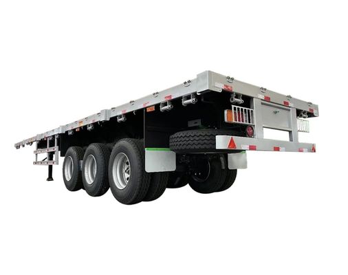 40ft 60 Ton Flatbed Semi-Trailer для организации транспортировки строительных материалов