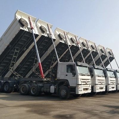 3/4/5 Оси Задние сбросы полуприцепа наклонитель наклоняющийся грузовик прицепы с стальным основным балом