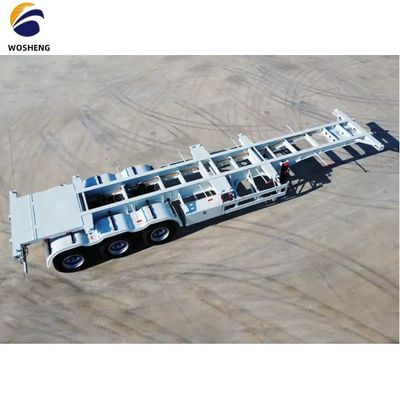 Запрос клиента 40ft контейнерный скелет полуприцеп для контейнерных транспортных потребностей