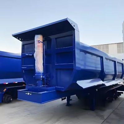 Механическая подвеска 40-100 тонн Максимальная полезная нагрузка Дэмп-Теппер прицеп для грузовых автомобилей для транспортировки руды