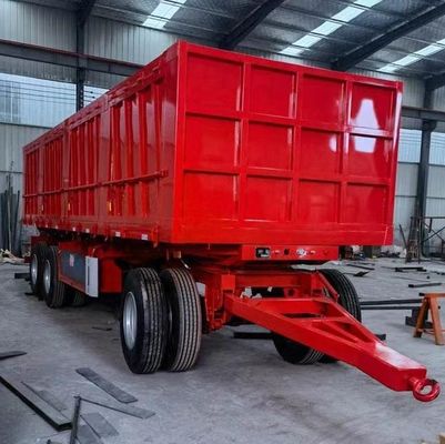 40-100 тонн прицепный тягач Dolly Full Truck Trailer с боковой стенкой для тяжелых грузов