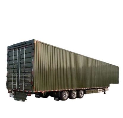 Wosheng 3 Axle Logistics Wingspan Van Semi Trailer 30-40tons Max Payload Truck Trailer (Вошенг 3 оси логистика) Подразделение крыльев фургона полуприцеп с максимальной грузоподъемностью