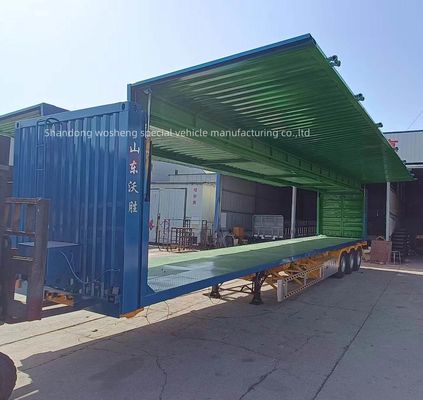 King Pin 90 3,5 &quot;JOST/Other Wosheng 3 Axle 30/40T Логистика Крылья Ван Полуприцеп