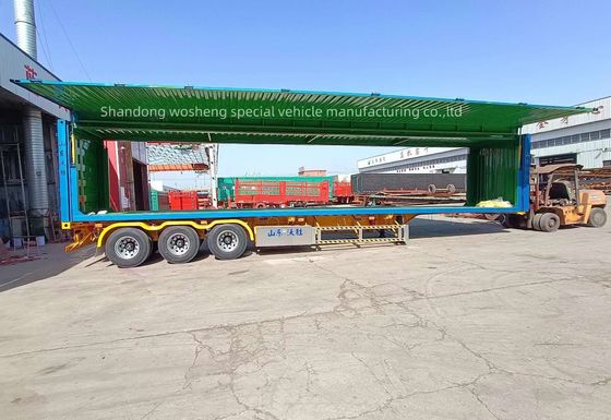 King Pin 90 3,5 &quot;JOST/Other Wosheng 3 Axle 30/40T Логистика Крылья Ван Полуприцеп
