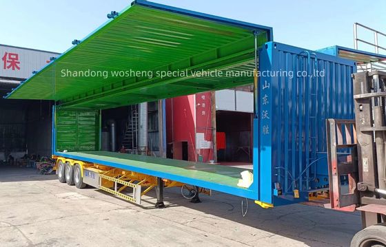 King Pin 90 3,5 &quot;JOST/Other Wosheng 3 Axle 30/40T Логистика Крылья Ван Полуприцеп