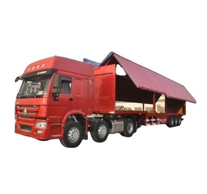 Wosheng 3 Axle 30/40ton Logistics Wingspan Van Semi Trailer с летающей коробкой Wingvan