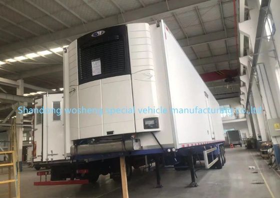 Wosheng 3 оси на заказ закрытый морозильник прицепы рефрижераторный полуприцеп