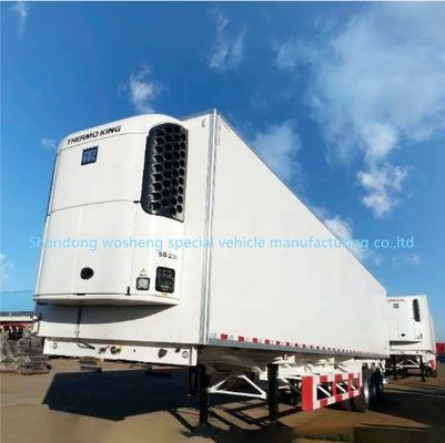 Wosheng 3 оси на заказ закрытый морозильник прицепы рефрижераторный полуприцеп
