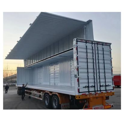 Wosheng 3 оси 30/40 тонн логистический полуприцеп одно или двух крыльев фургон для вас