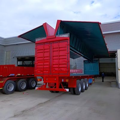 Настраиваемый цвет 40 тонн размах крыльев Ван полуприцеп с 12 колесами и длиной 40 футов