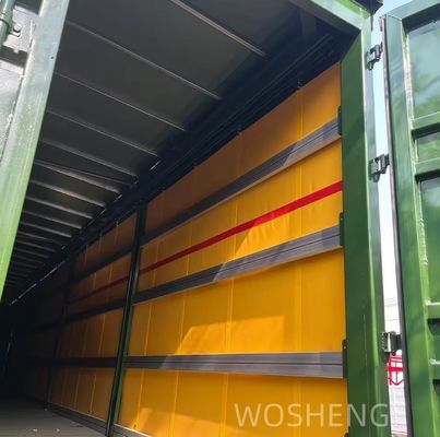 40ft 45ft ПВХ занавес боковой полуприцеп боковой занавес скользящий грузовик прицепы Wosheng