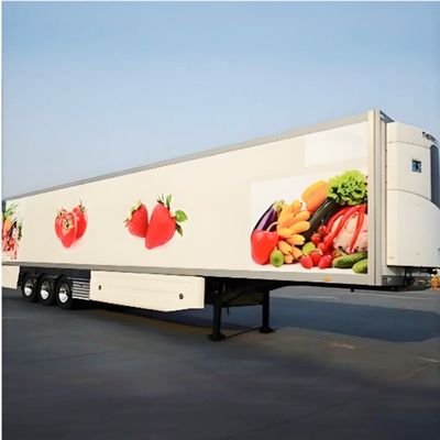 13T 16T BPW/FUWA полуприцеп на оси для перевозки свежих продуктов питания по запросу клиента