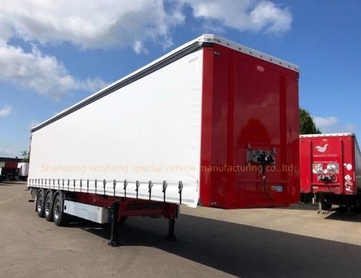 Полуприцеп Wosheng 2024 3 Axle Express и Логистика Стрит Бока Полуприцеп Грузовик
