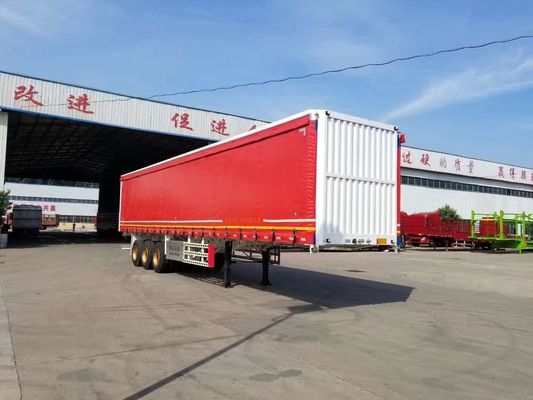 Полуприцеп Wosheng 2024 3 Axle Express и Логистика Стрит Бока Полуприцеп Грузовик