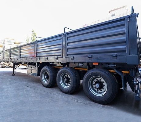 40-тонный 60-тонный 80-тонный 100-тонный полуприцеп с трехосновым боковым стеной с настраиваемым размером