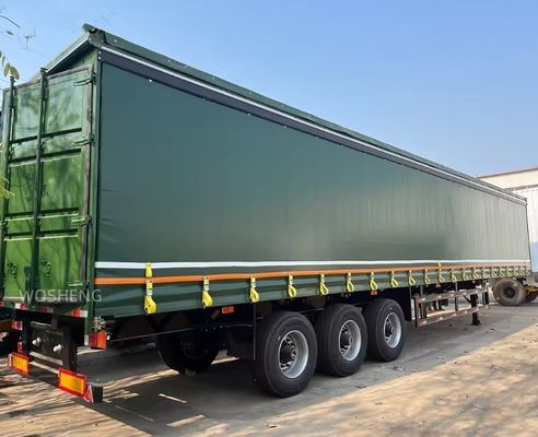 BPW/FUWA Axle 3 Axles 40ft 45ft PVC Semi-trailer с боковым занавесом