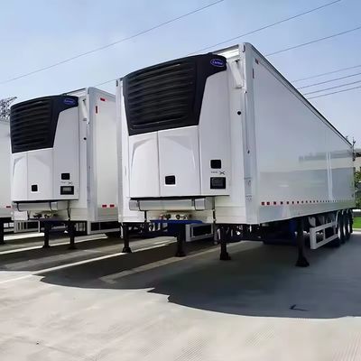 Q345B T700 Материал тяжелой нагрузки 45FT холодильный фургонный полуприцеп с силовым агрегатом Reefer