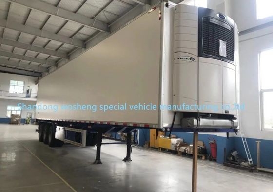 Q345B T700 Материал тяжелой нагрузки 45FT холодильный фургонный полуприцеп с силовым агрегатом Reefer
