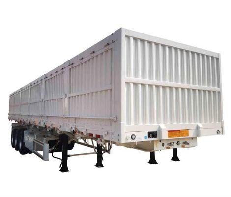 40-80 тонн Dropside Sidewall Cargo Lorry Semi Truck Прицепы с индивидуальным дизайном