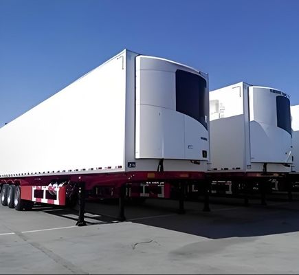 Производительная сталь 40ft 45ft 53ft морозильник полуприцеп холодильник грузовик полуприцеп