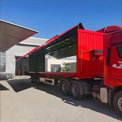 Полуприцеп с размахом крыльев Van Semi Trailer с запросом клиента и настройкой