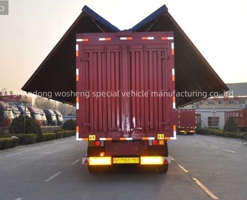Полуприцеп с размахом крыльев Van Semi Trailer с запросом клиента и настройкой