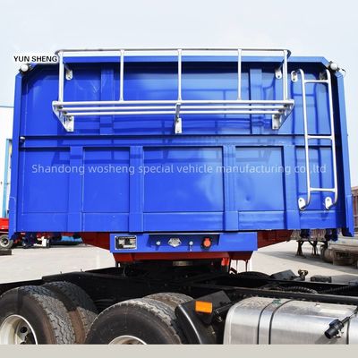 Wosheng Side Tipper Truck Trailers с толщиной 90 w mm*13/16 mm*10 слойной линейной пружиной