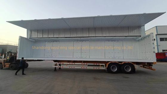 12R22.5 12 единиц шины открытый фургон с двусторонним крылом полуприцеп для перевозки грузов