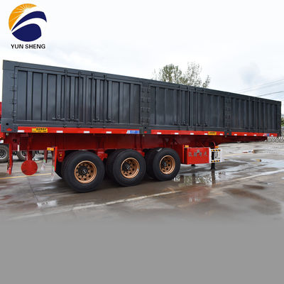 40-80T наклона боковой свалки полуприцеп с Q345B / T700 стальной основной балки WS гидравлической