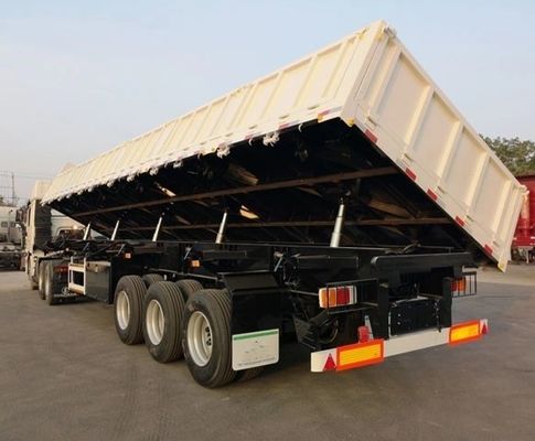2 &quot;50 мм или 3,5 &quot;90 мм King Pin Tri-Axle Гидравлический подъемник боковой подъемник Дамп полуприцеп
