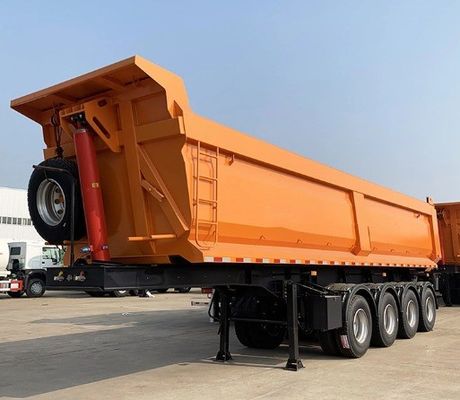 WS Продажа 50-тонного прицепа с наклоном с осью 13/16 тонн и грузоподъемностью 28 т