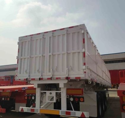 Максимальная полезная нагрузка 40-80 тонн полуприцеп 40 тонн трехос Wosheng с стальным материалом