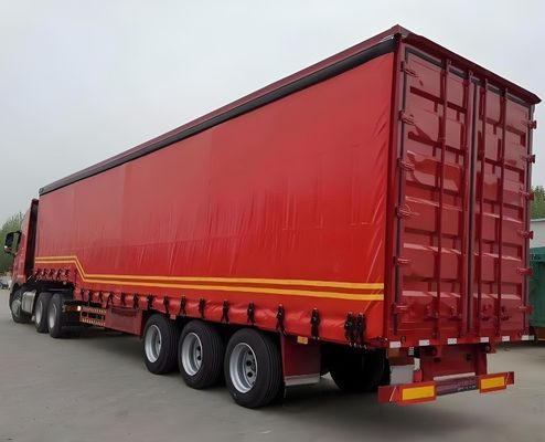 Двухлинейная тормозная система WABCO Tri Axles 60 тонн боковой занавески для транспортировки