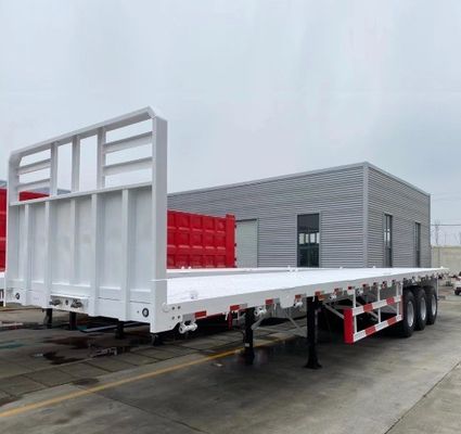 40ft 20ft плоскостроительный стальной полуприцеп для грузовиков Tare вес 7.0 тонн или настройка