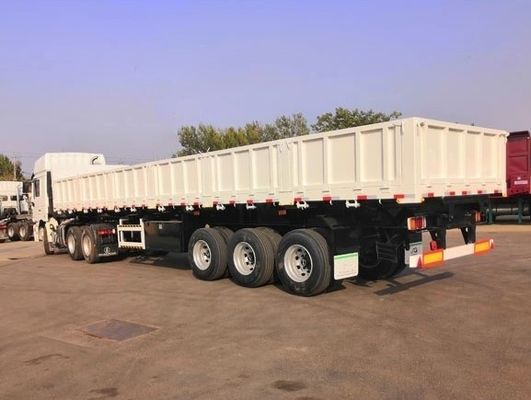 Wosheng Side Dump Semi-Trailer с толщиной 90 w mm*13/16 mm Leaf Spring и Tri-Axle