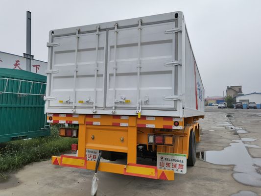 Wosheng Side Dump Semi-Trailer с толщиной 90 w mm*13/16 mm Leaf Spring и Tri-Axle