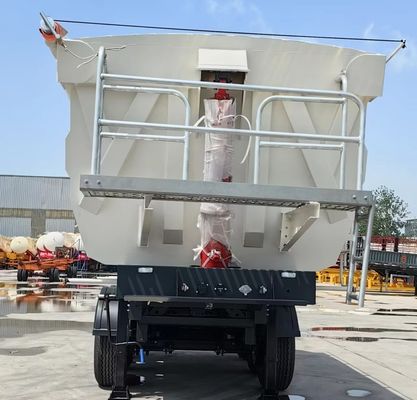 Прицеп 60T/80T U типа с наклоном заднего отвода для перевозки зерна из песчаного камня