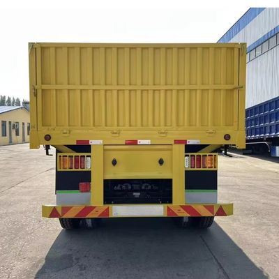 Сталь 3-ось 40 футов 12,4 м ограждение грузовой полуприцеп боковой стены грузовой прицеп для сыпучего груза
