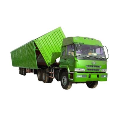 WS Каменный Транспорт Прочный 3 Оси 50 тонн Боковой Дамп-Трактор Полуприцеп Накидка для решения