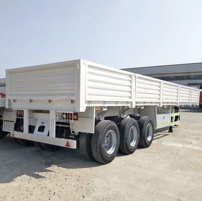 Механическая подвеска 40 тонн трехосный заборный грузовой прицеп боковой полуприцеп
