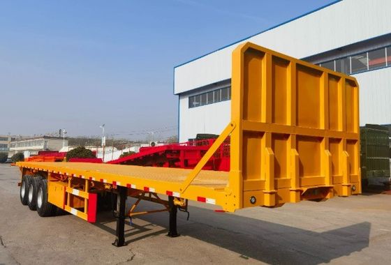 Специализируется на Flatdeck Flatboy Flatbed Semi Trailer для грузовых автомобилей Треугольные шины