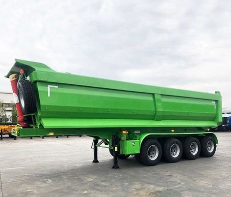 45Cbm 60Ton Дэмп-Тракторы Прицепы Задние Дэмп-Тракторы для перевозки песчаных камней и зерна